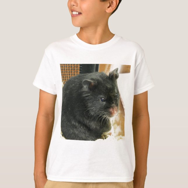 T-shirt Hamster noir (Devant)