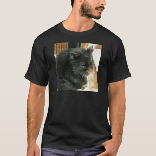 T-shirt Hamster noir