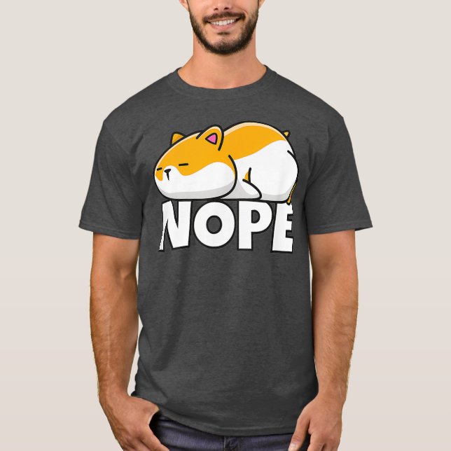 T-shirt Hamster Nope (Devant)