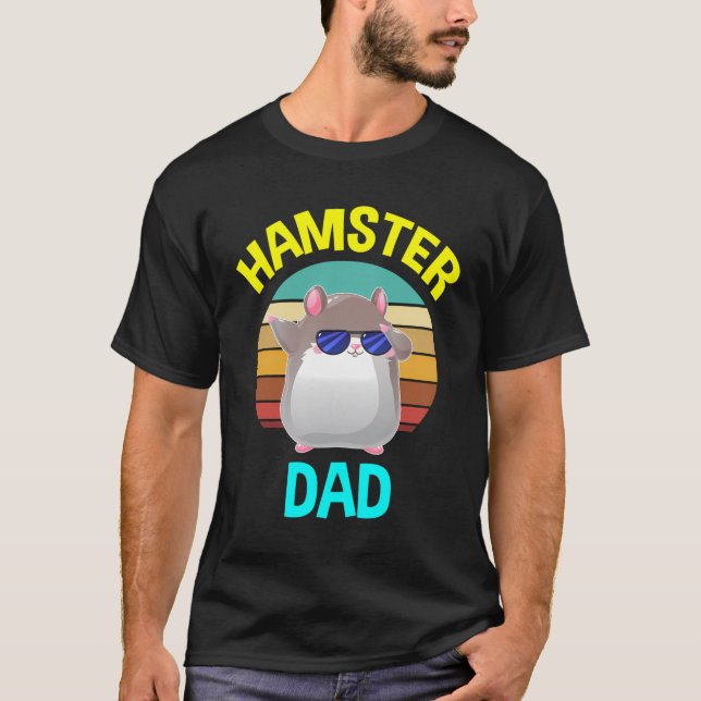 T-shirt Hamster Papa Costume Amateurs Cadeaux Hommes Enfan (Devant)