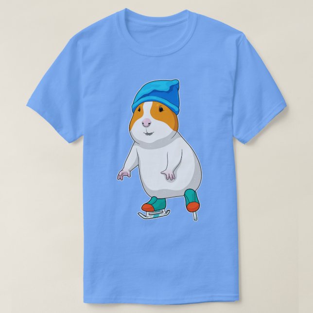 T-shirt Hamster Patinage sur glace Patinage sur glace Pati (Design devant)