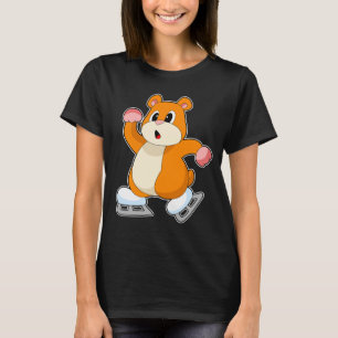 T-shirt Hamster Patinage sur glace Patins sur glace Sports