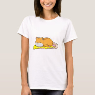 T-shirt Hamster & Pizza au fromage
