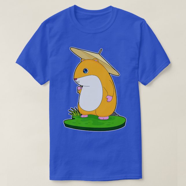 T-shirt Hamster Pleuvant Parapluie (Design devant)
