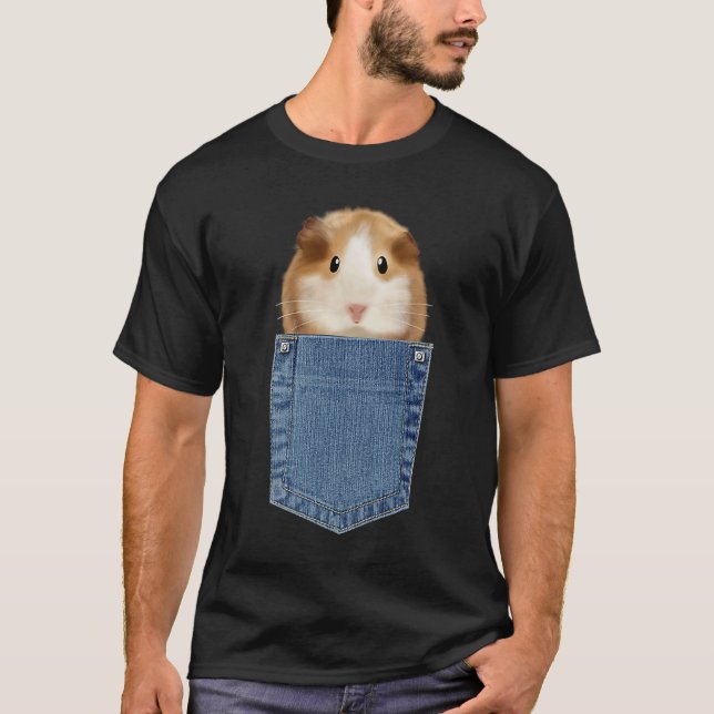 T-shirt Hamster Pour Filles Hamster dans Votre Poche Cute  (Devant)