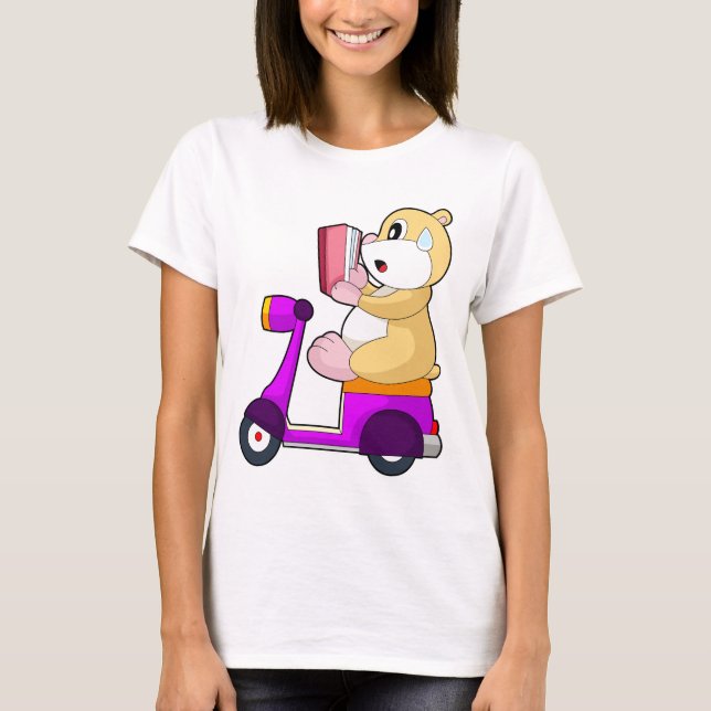 T-shirt Hamster Scooter (Devant)