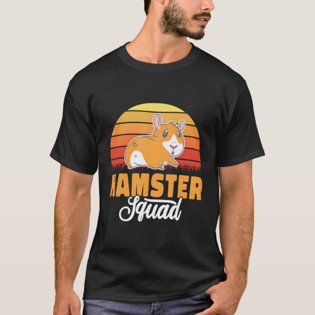 T-shirt Hamster Squad Animaux rongeurs Hamsters (Devant)