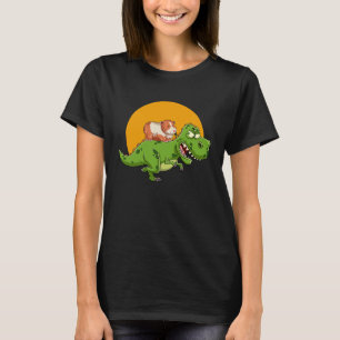 T-shirt Hamster Sur Un Dinosaure Costume De Hamster