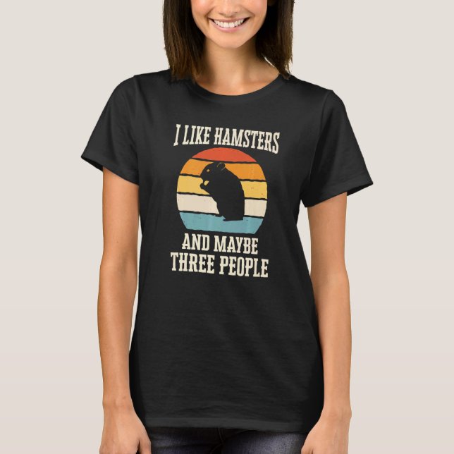 T-shirt Hamster Syrien Hamster Dwarf Hamster 3 (Devant)