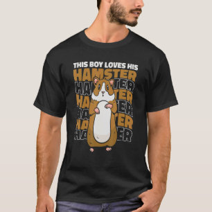 T-shirt Hamster Syrien Hamster Dwarf Hamster Boy