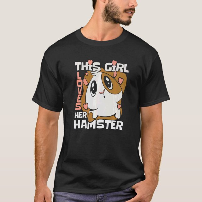 T-shirt Hamster Syrien Hamster Dwarf Hamster Gril (Devant)