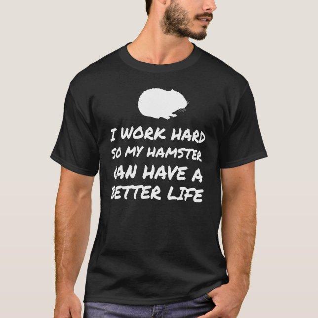 T-shirt Hamster Vêtements Cute Hamsters Design Lover (Devant)