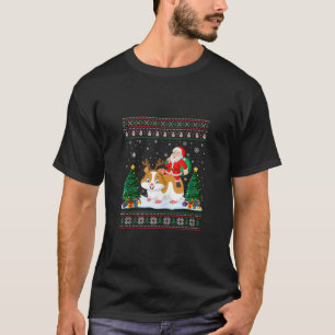 T-shirt Hamster Vilain Chandail de Noël Funny Père Noël R