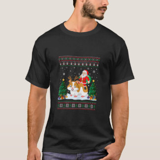 T-shirt Hamster Vilain Chandail de Noël Funny Père Noël R