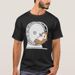 T-shirt Hamster Wheel Hammy Propriétaire Fluffy Rodent Ani
