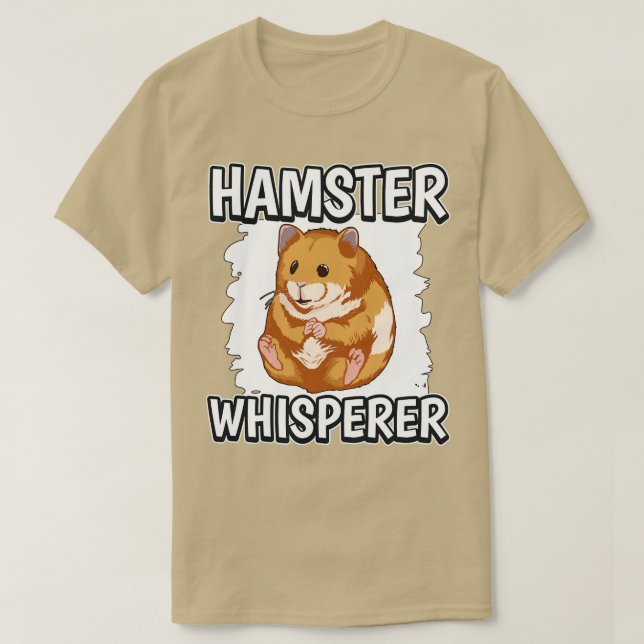 T-shirt Hamster whisperer (Design devant)