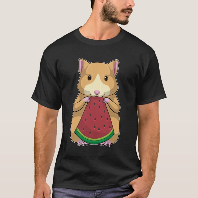 T-shirt Hamster with Watermelon (Devant)