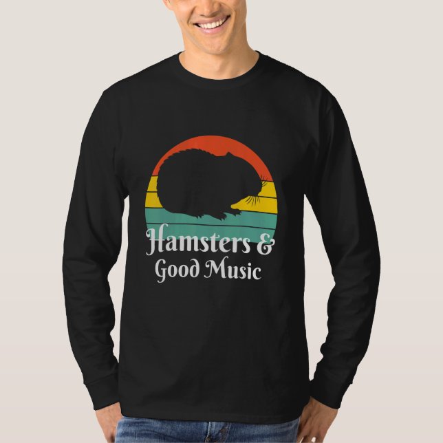 T-shirt Hamsters Et Bonne Musique (Devant)
