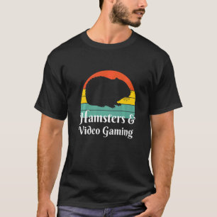 T-shirt Hamsters Et Joueur De Jeux Vidéo
