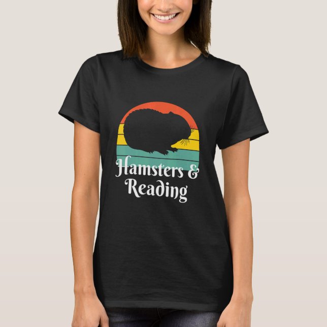 T-shirt Hamsters Et Lecture (Devant)