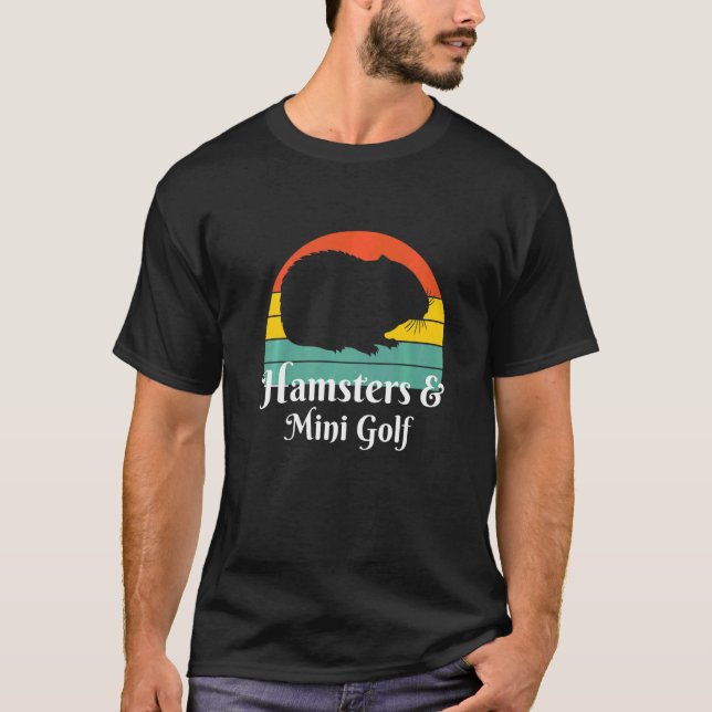 T-shirt Hamsters Et Mini-Golf (Devant)