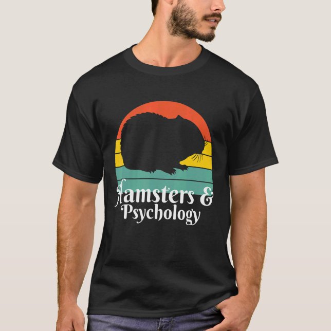 T-shirt Hamsters Et Psychologie (Devant)
