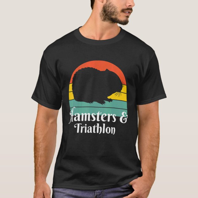 T-shirt Hamsters Et Triathlon (Devant)