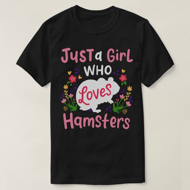 T-shirt Hamsters Hamster Lover 2 (Design devant)