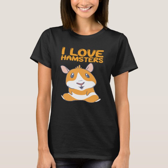 T-shirt Hamsters - J'adore les hamsters (Devant)