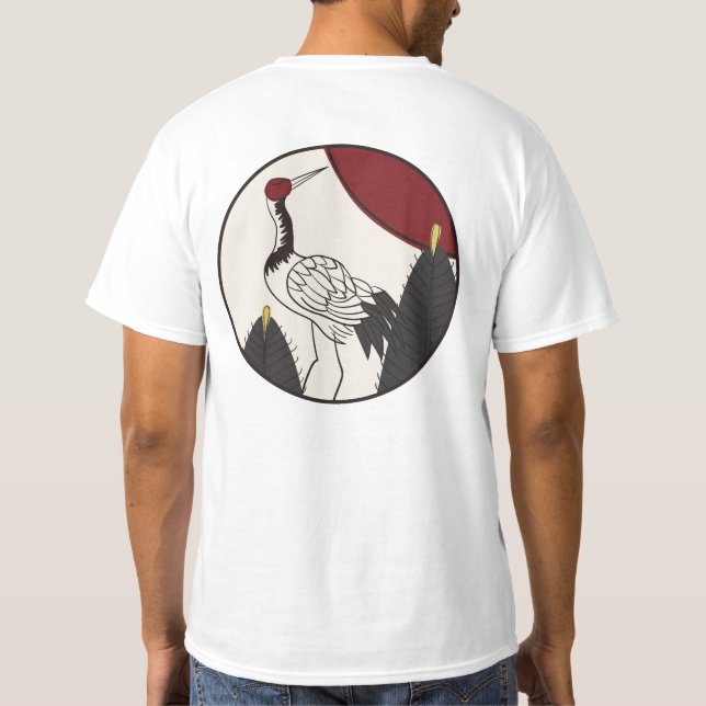 T-shirt Hanafuda "Matsu-ni-tsuru" (Dos)