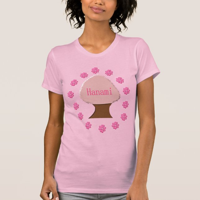 T-shirt Hanami Cerisier japonais (Devant)