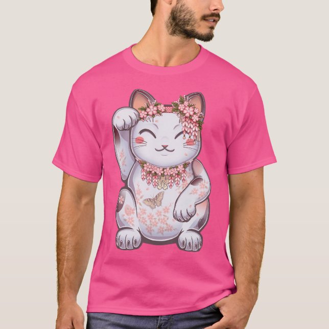 T-shirt Hanami Maneki Neko Shun (Devant)