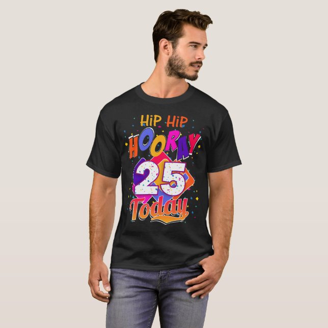 T-shirt Hanche de hanche hoorry son mon 25 (Devant entier)