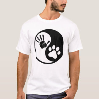 T-shirt Hand Yin Paw Yang Vivez En Harmonie Avec Votre Chi