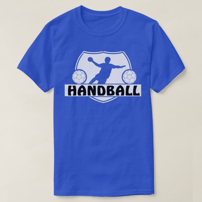 T-shirt Handball Ball Sports Handball Player Jump Saut (Design devant)