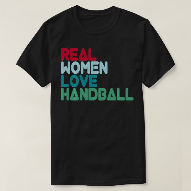 T-shirt Handball coach handball dire handball joueur (Design devant)