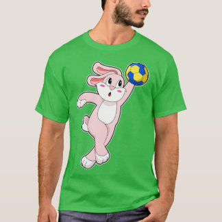 T-shirt Handball de joueur de lapin