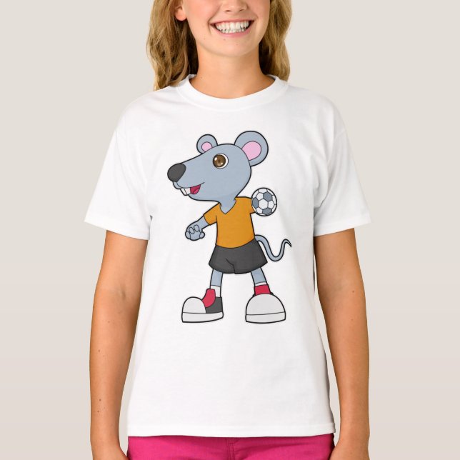 T-shirt Handball de souris (Devant)