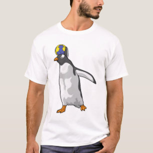 T-shirt Handball joueur de pingouin Handball
