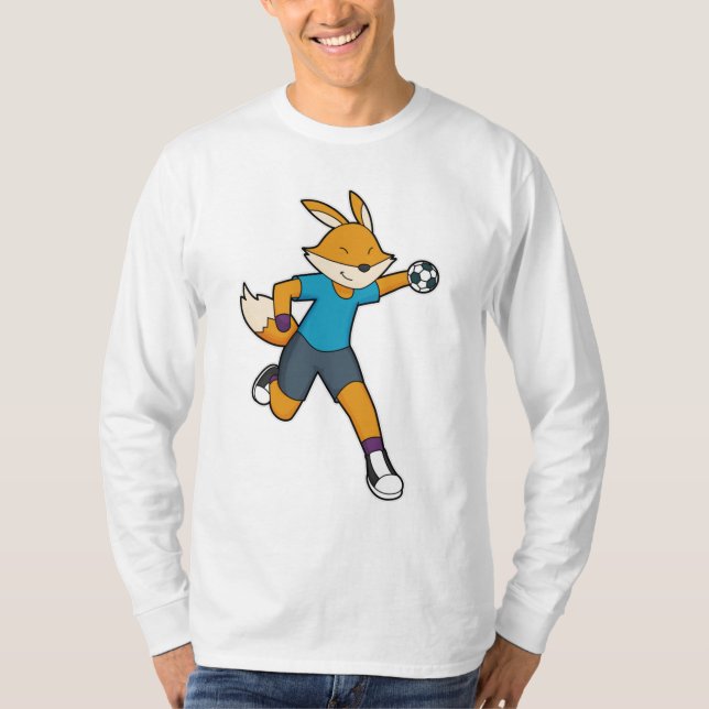 T-shirt Handball joueur Fox (Devant)