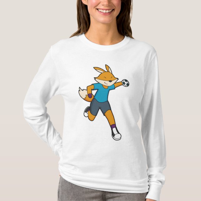 T-shirt Handball joueur Fox (Devant)