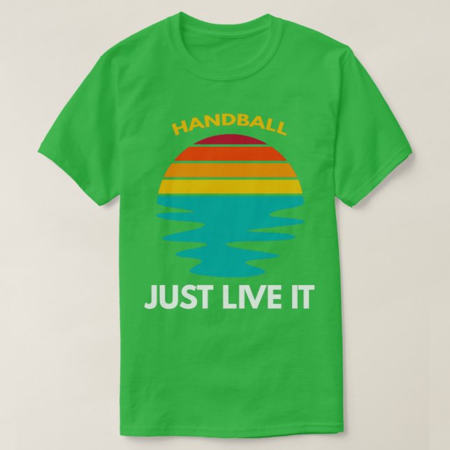 T-shirt Handball Just Live It (Design devant)