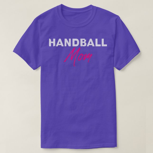 T-shirt Handball Maman Handball Lecteur Handball Mère (Design devant)