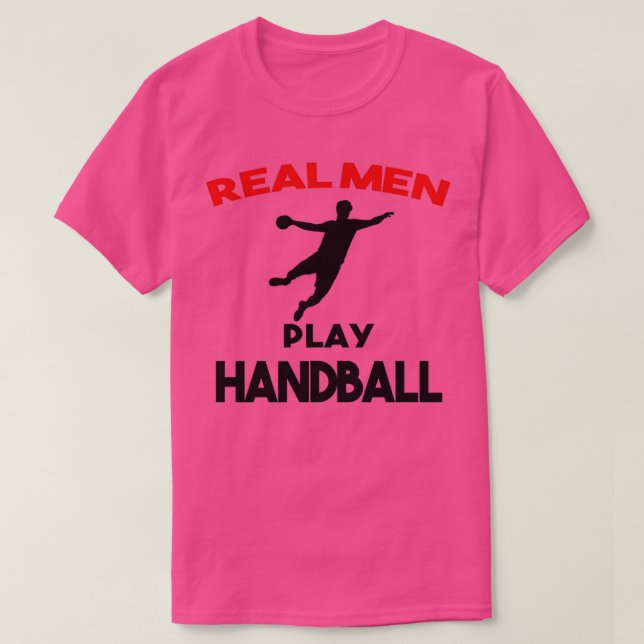 T-shirt Handball masculin sport idée cadeau génial Real ho (Design devant)