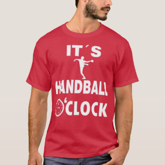 T-shirt Handball oclock Jump Shot Handball Player Resin