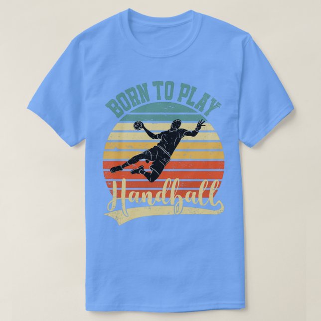 T-shirt Handball Player Circle Runner Retour chambre 15 (Design devant)