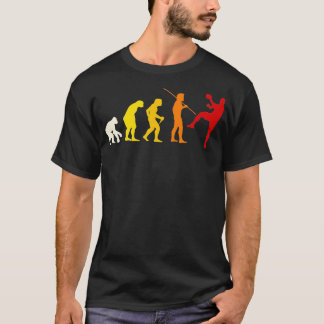 T-shirt Handball Player Evolution Great Cadeau Handball Me