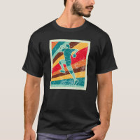 Handball Player Retro