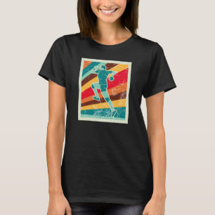 T-shirt Handball Player Retro