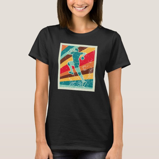 T-shirt Handball Player Retro (Devant)